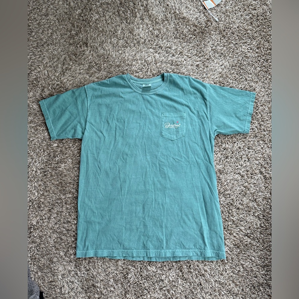Barstool Golf Teal T Shirt - Comfort Colors
